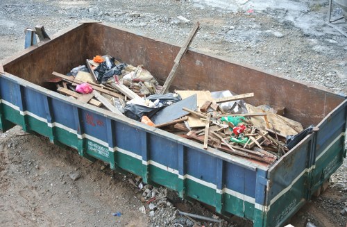 Commercial Waste Poplar team working on waste management