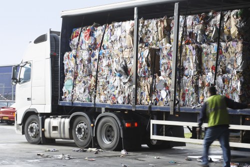 Recycling construction materials in Poplar